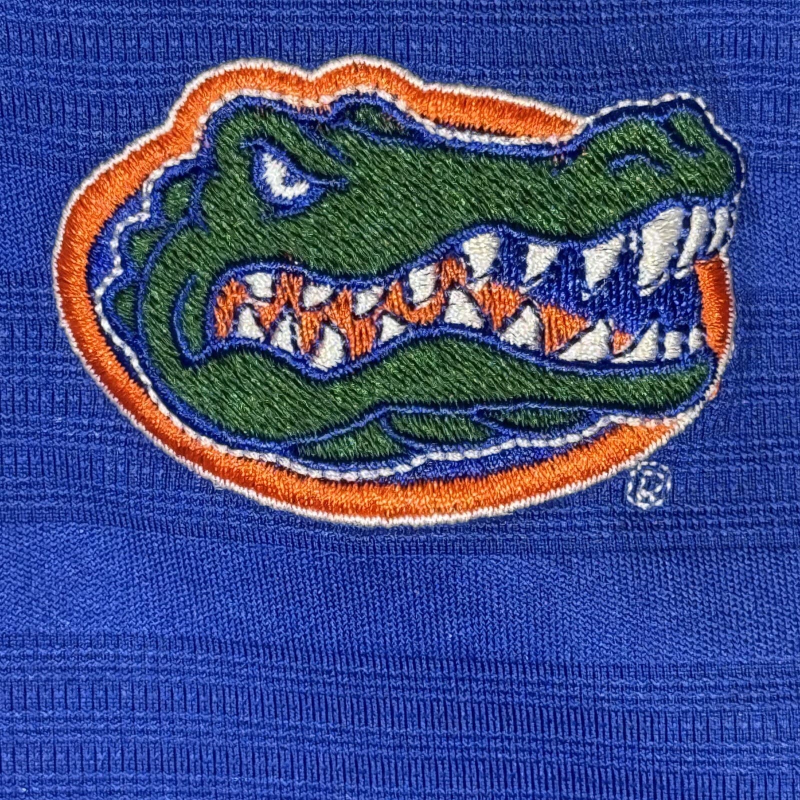 Champion Polo Shirt Men XL Blue Florida Gators 100 Percent Polyester Football - Thumbnail 7