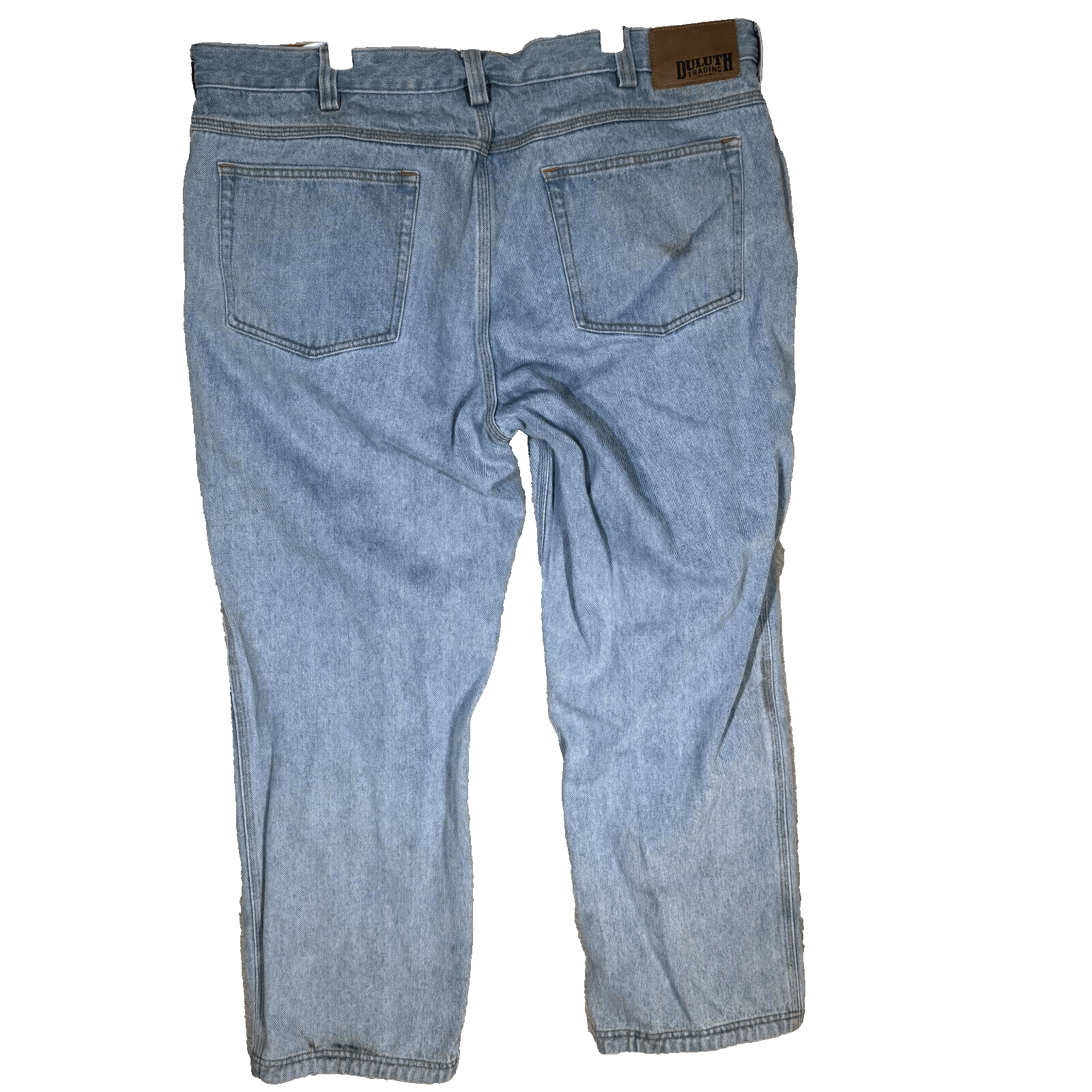 Duluth Trading Co Mens Jeans 42x30 Blue Denim Mid Rise Straight Leg - Thumbnail 2