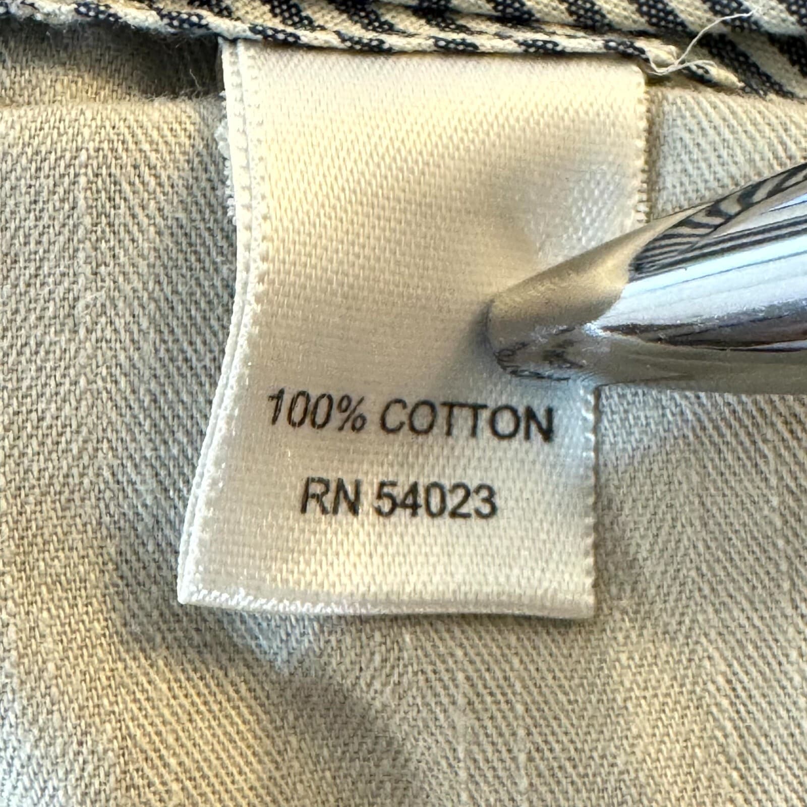 Banana Republic Mens Dawson Chino Pants 32/32 Beige 100% Cotton Mid-Rise - Thumbnail 7