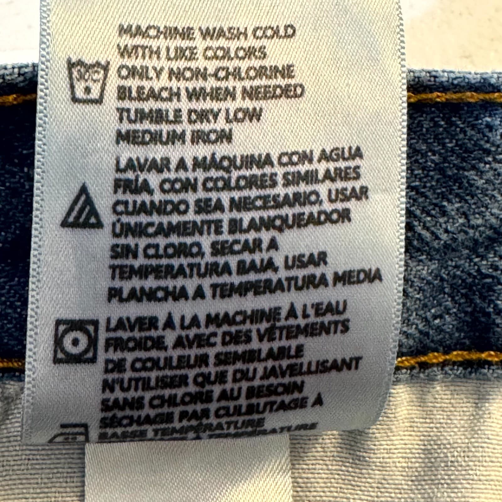 Dickies Jeans Mens 38x32 Regular Fit Straight Leg Blue Denim 5 Pocket - Thumbnail 12