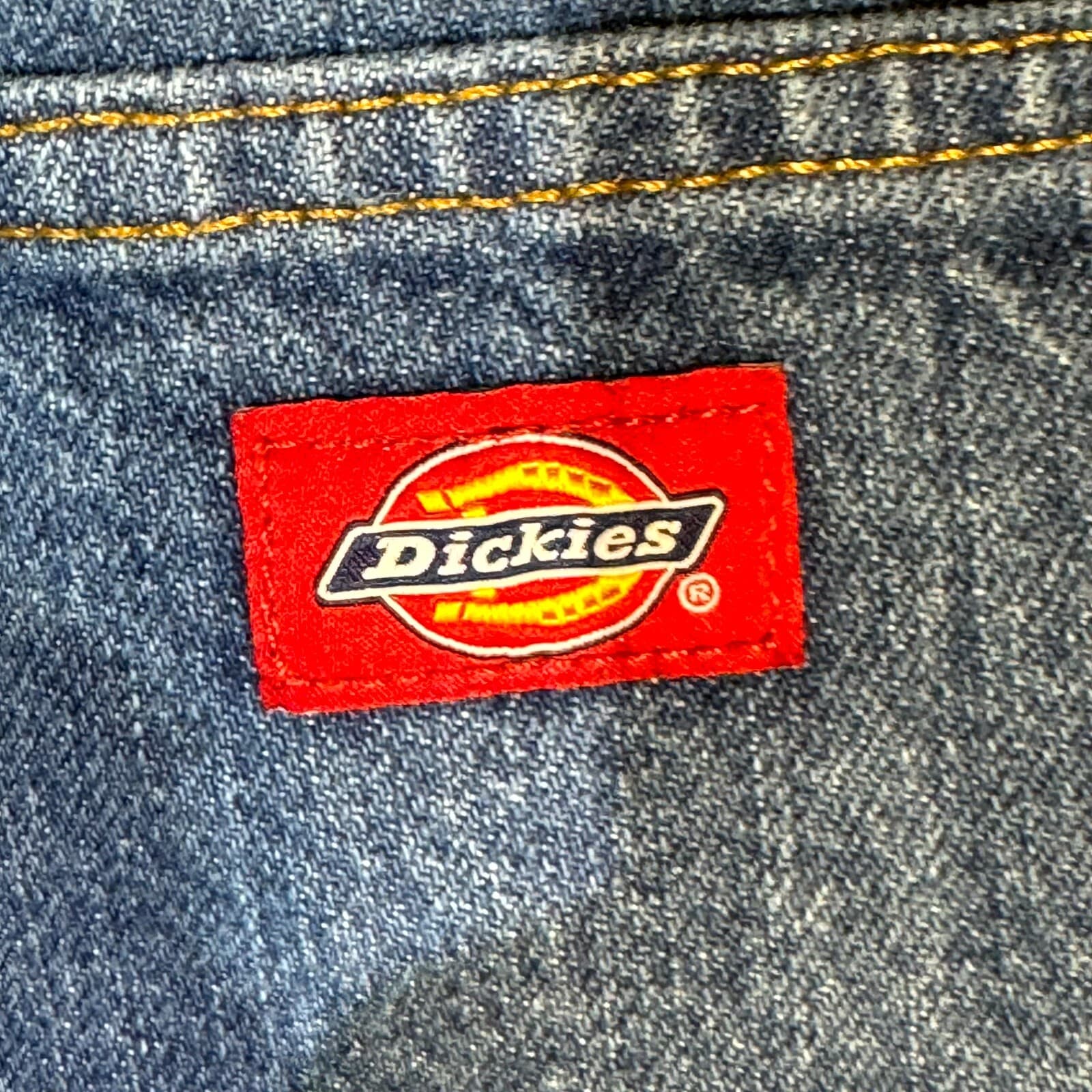 Dickies Jeans Mens 38x32 Regular Fit Straight Leg Blue Denim 5 Pocket - Thumbnail 10