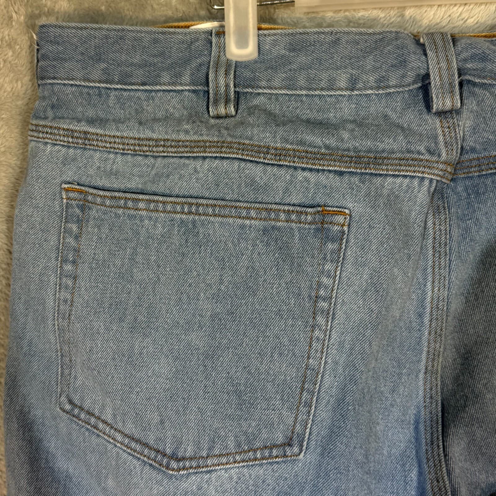 Duluth Trading Co Mens Jeans 42x30 Blue Denim Mid Rise Straight Leg - Thumbnail 6