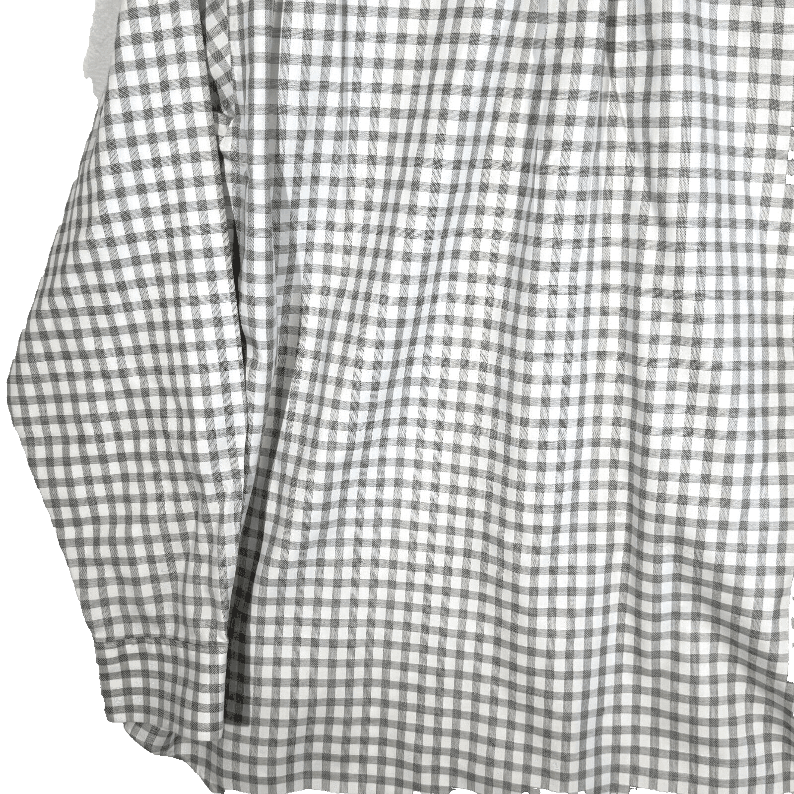 Gold Label Shirt Men XL Gray Check 100 % Cotton Non Iron Perfect Performance - Thumbnail 10