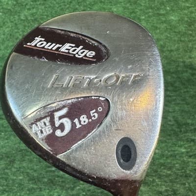Tour Edge Lift-Off 5 Wood 18.5° Mens RH Ultralite Firm Graphite Red Golf Club - Image 1