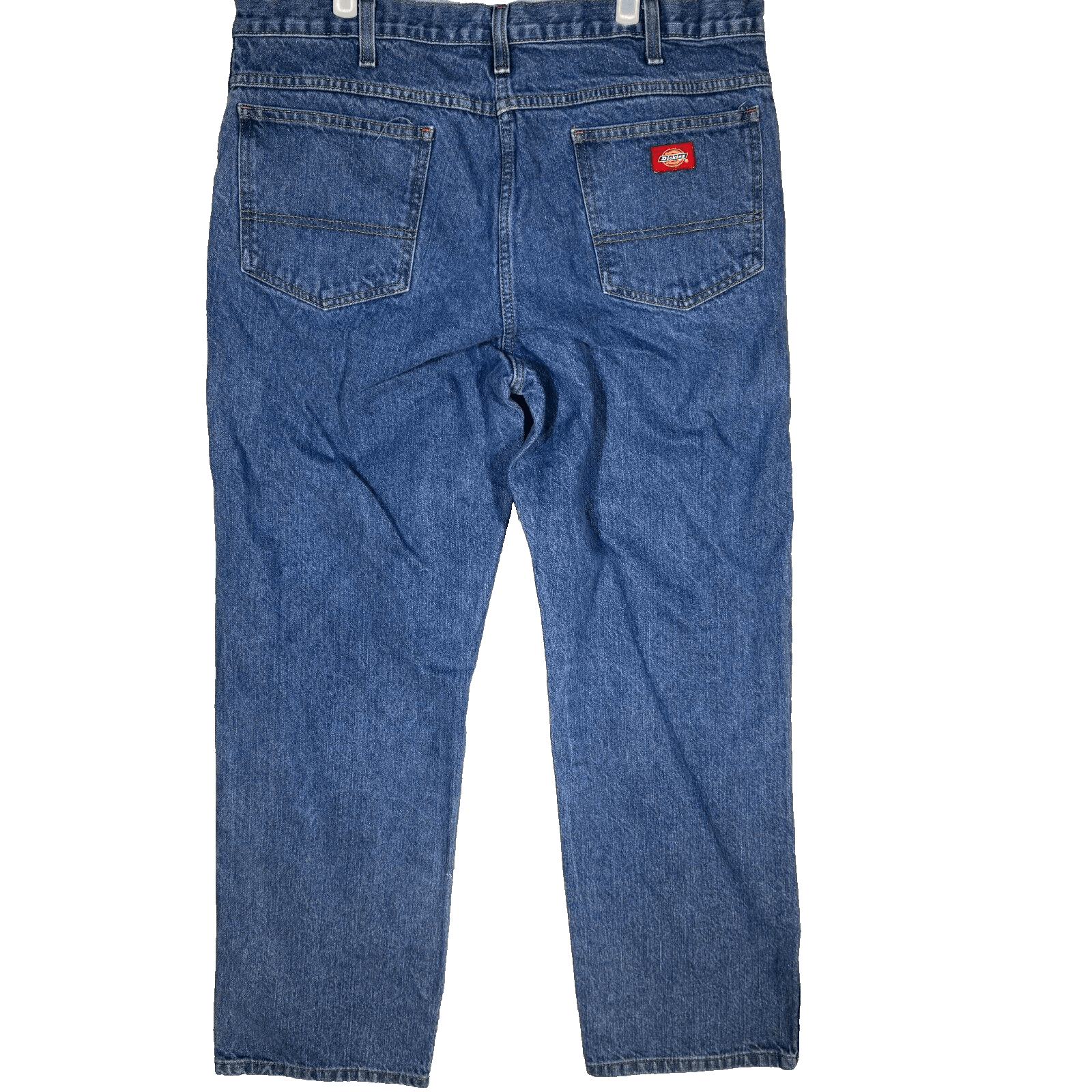 Dickies Jeans Mens 38x32 Regular Fit Straight Leg Blue Denim 5 Pocket - Thumbnail 2