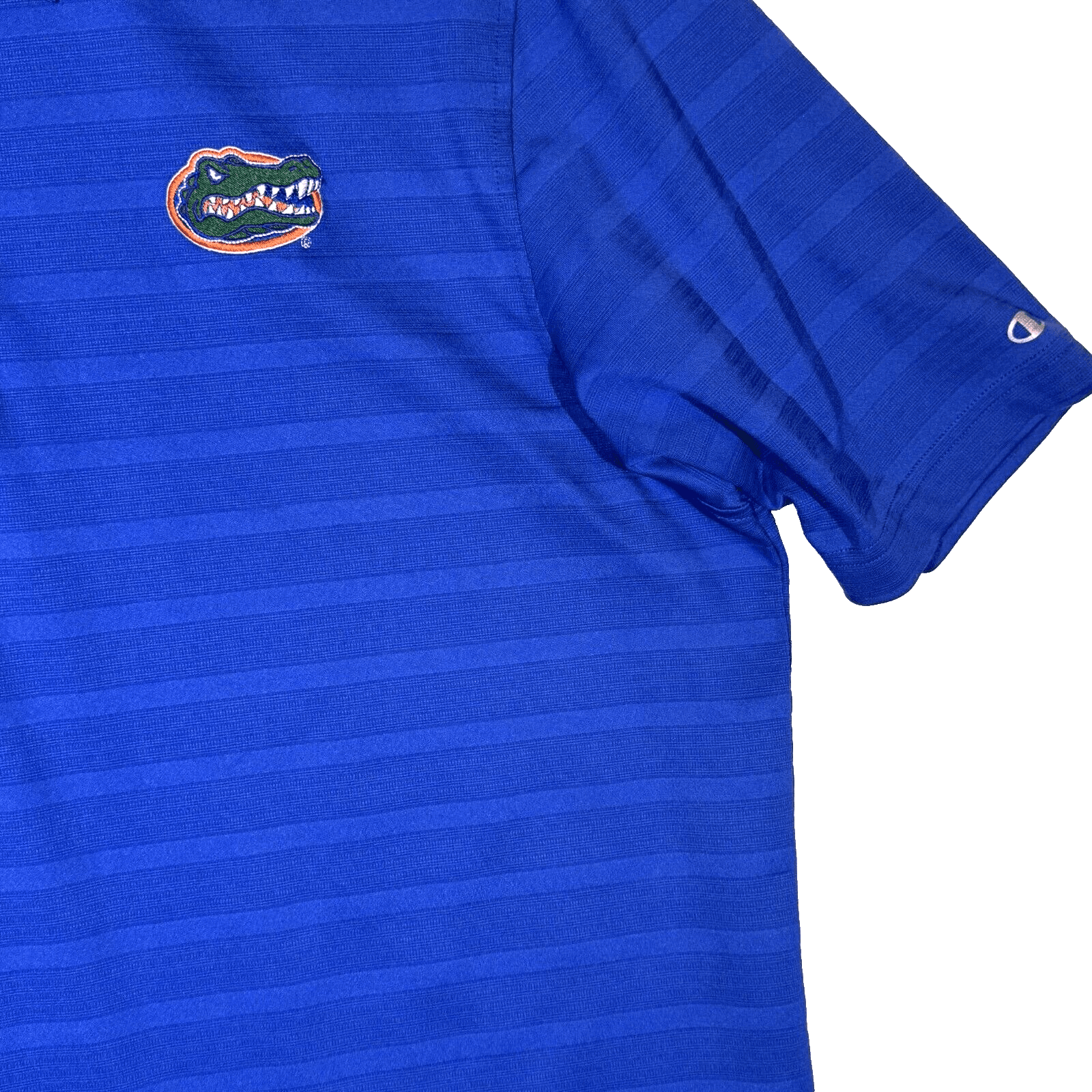 Champion Polo Shirt Men XL Blue Florida Gators 100 Percent Polyester Football - Thumbnail 5