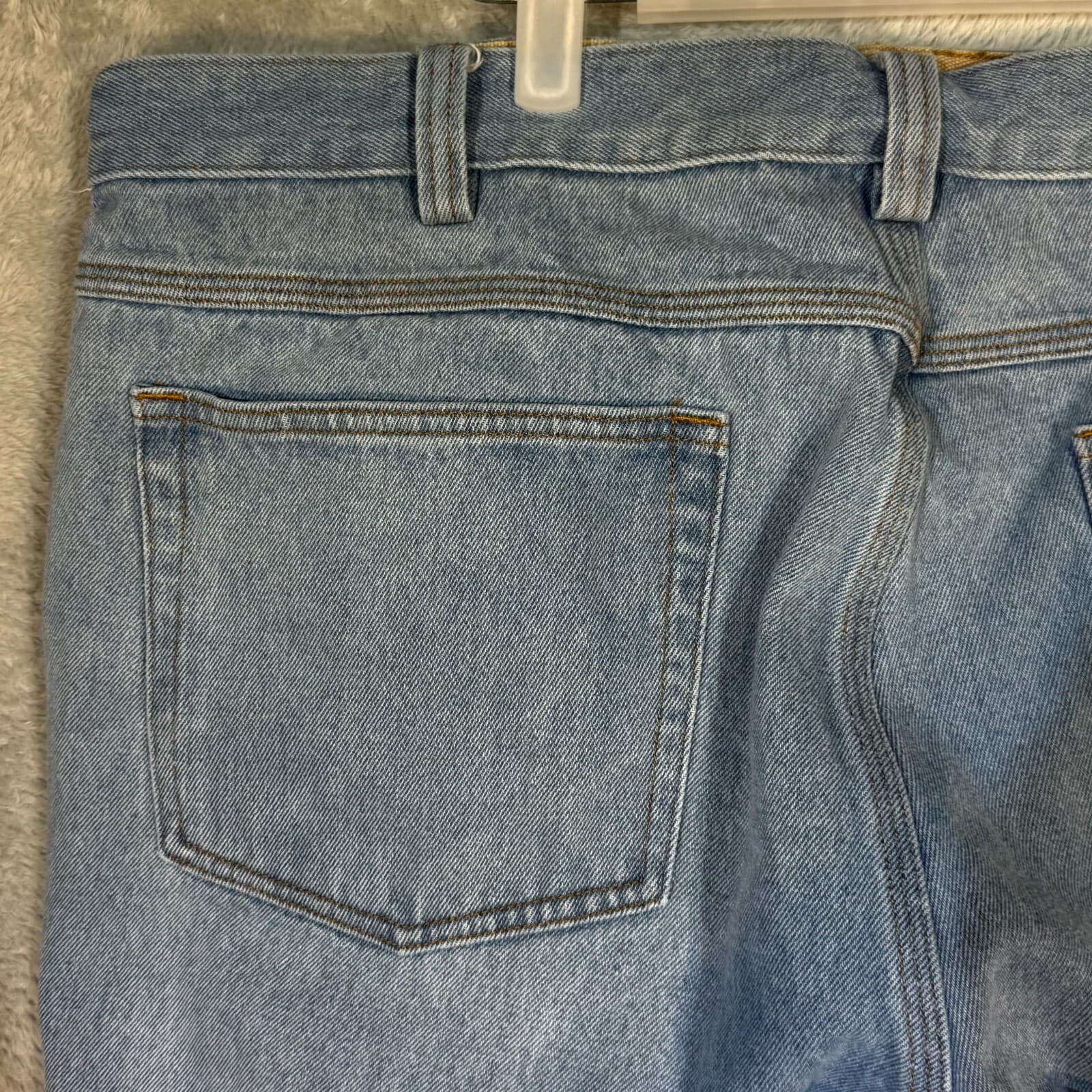 Duluth Trading Co Mens Jeans 42x30 Blue Denim Mid Rise Straight Leg - Thumbnail 8