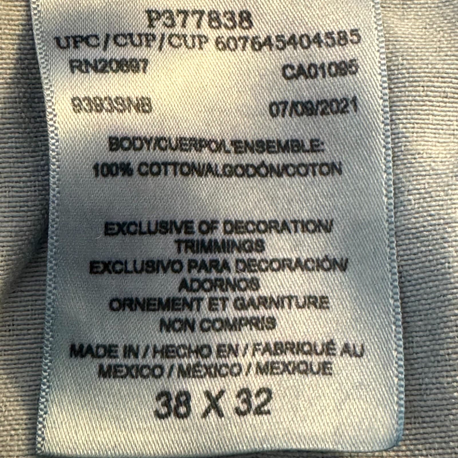 Dickies Jeans Mens 38x32 Regular Fit Straight Leg Blue Denim 5 Pocket - Thumbnail 11