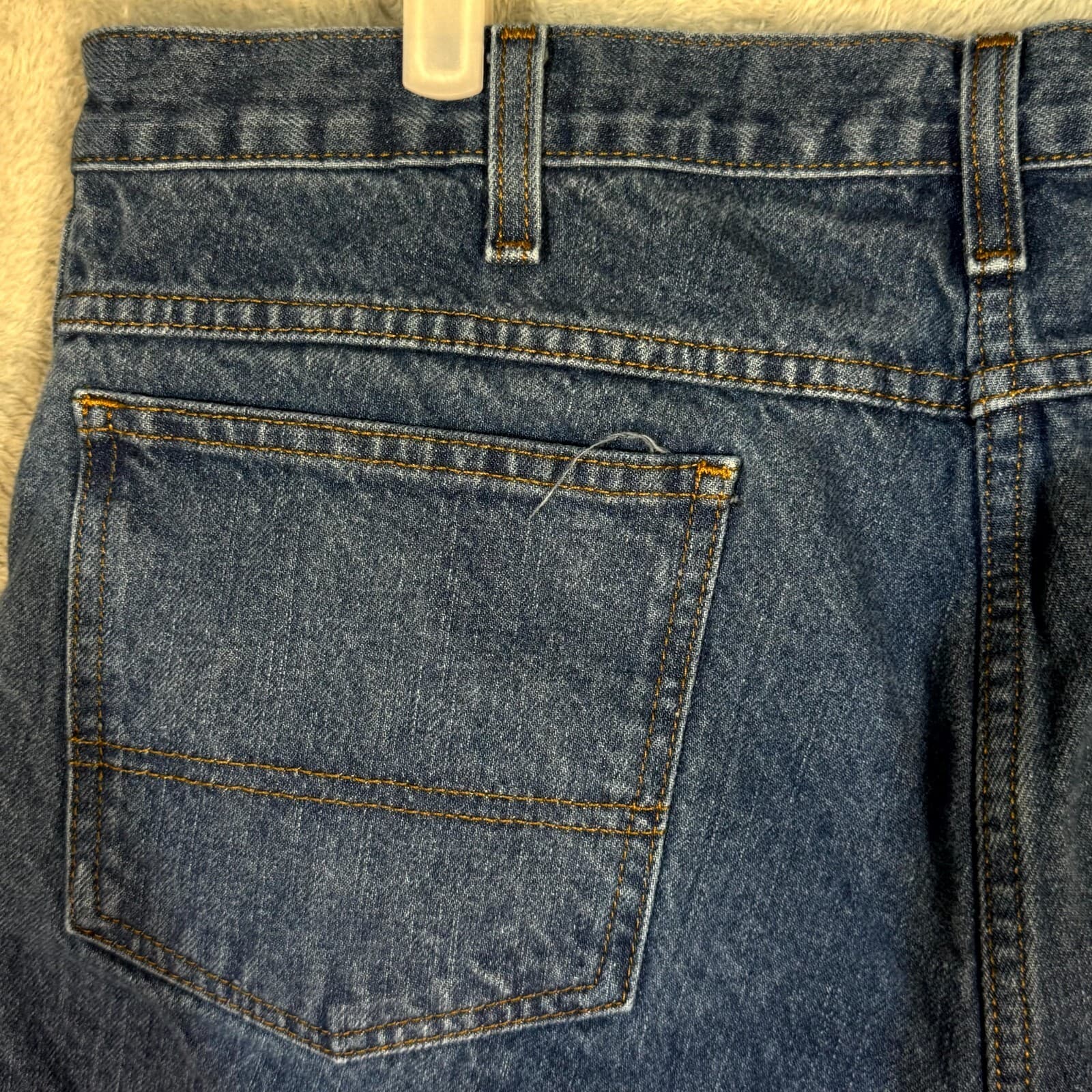 Dickies Jeans Mens 38x32 Regular Fit Straight Leg Blue Denim 5 Pocket - Thumbnail 6