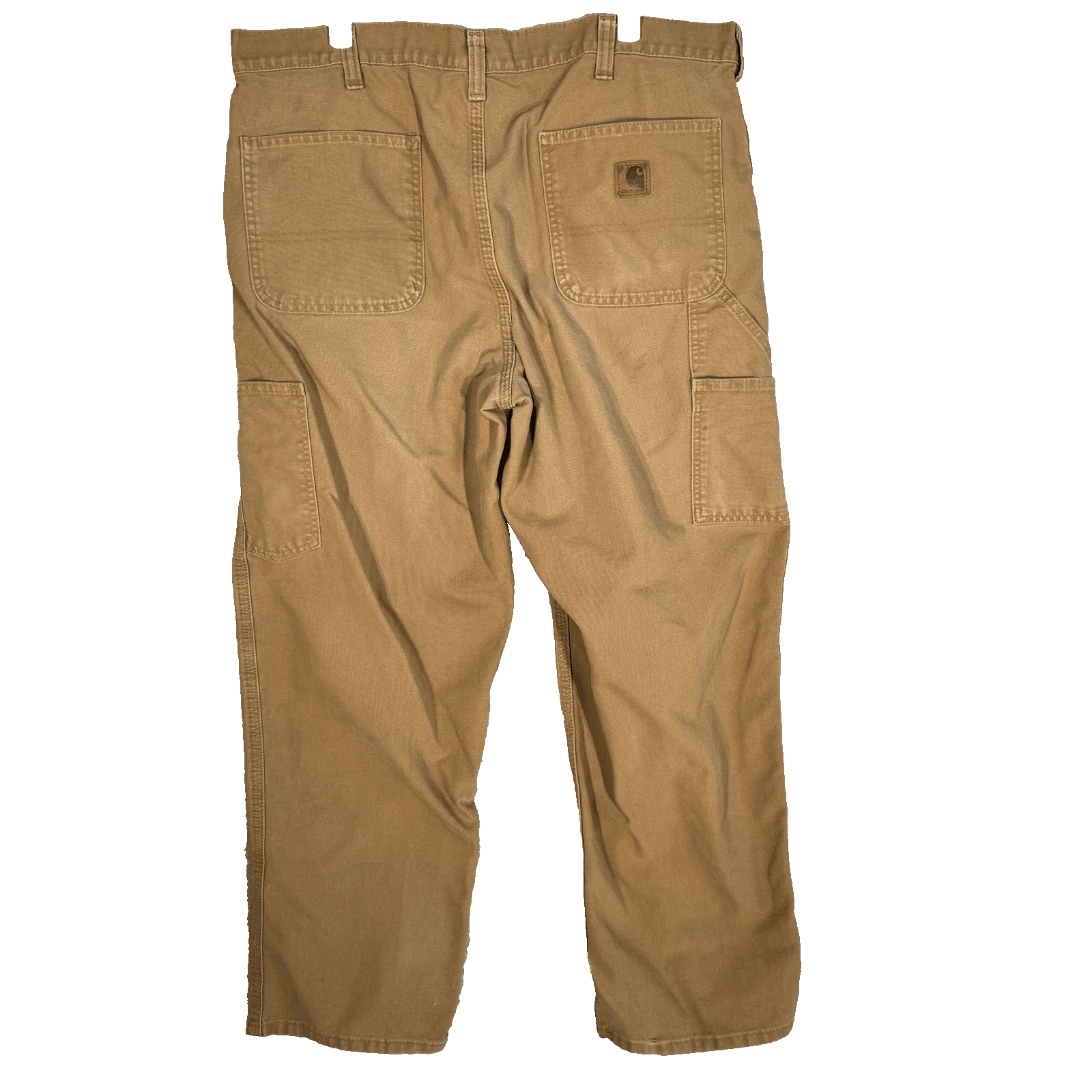Carhartt Pants Mens 38x30 Brown Workwear Dungaree Fit Stained Distressed - Thumbnail 2