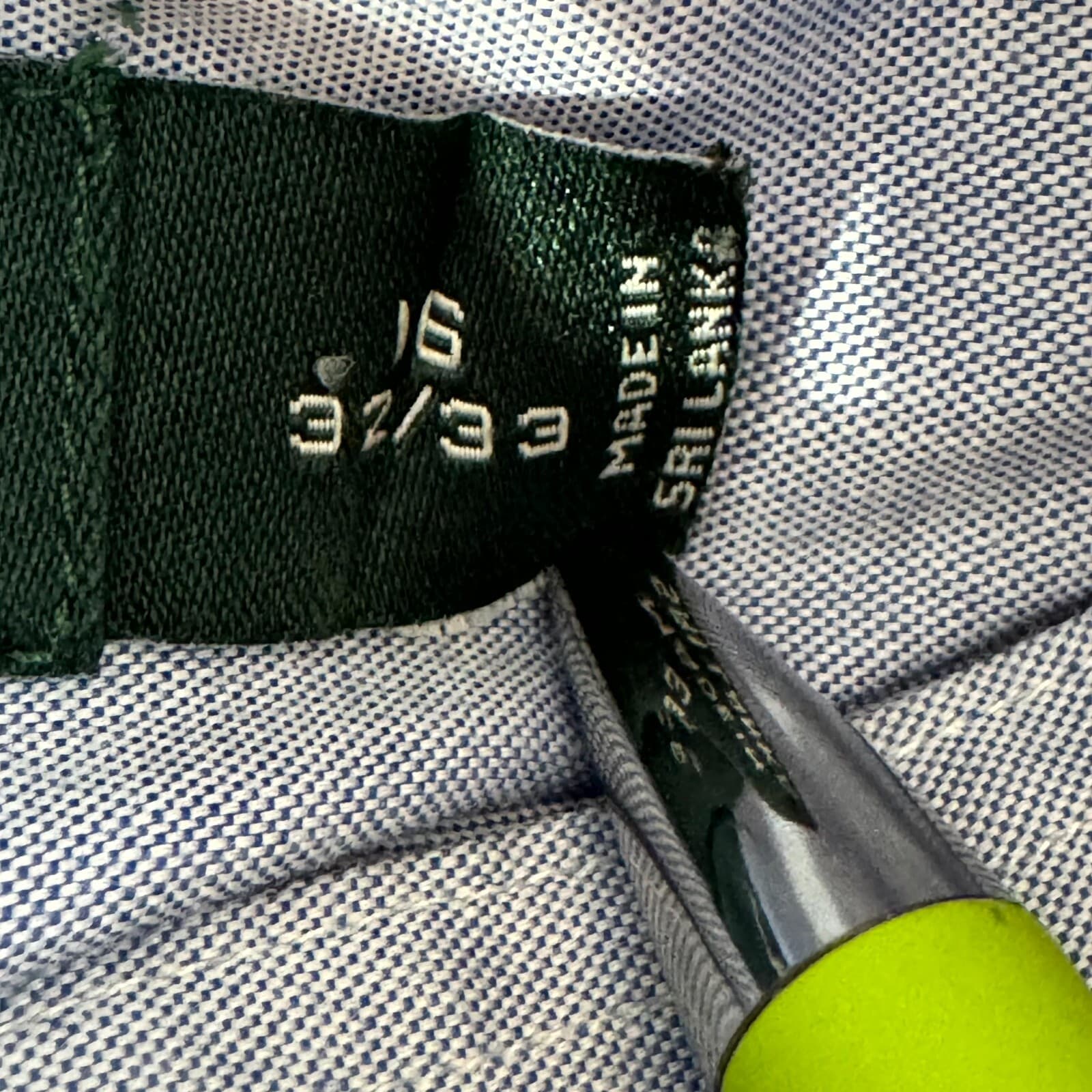 Lauren Ralph Lauren Dress Shirt Men 16 32/33 Blue Cotton Button Down - Thumbnail 14