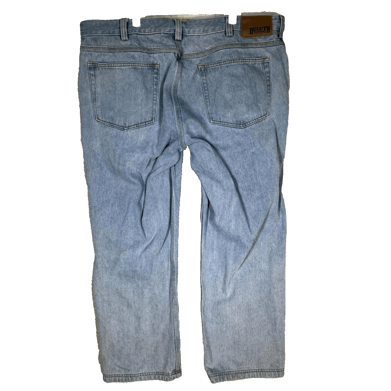 Duluth Trading Co Mens Jeans 42x30 Blue Denim Mid Rise Straight Leg - Thumbnail 2