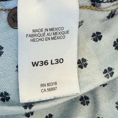 Lucky Brand 410 Jeans Mens 36x30 Blue Medium Wash Athletic Slim Stretch Denim - Thumbnail 5