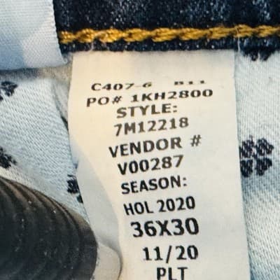 Lucky Brand 410 Jeans Mens 36x30 Blue Medium Wash Athletic Slim Stretch Denim - Thumbnail 6