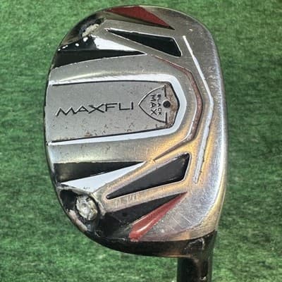 Maxfli Black Max Hybrid 85g R Flex Mid Kick Graphite Mens RH Black Golf Club - Image 1