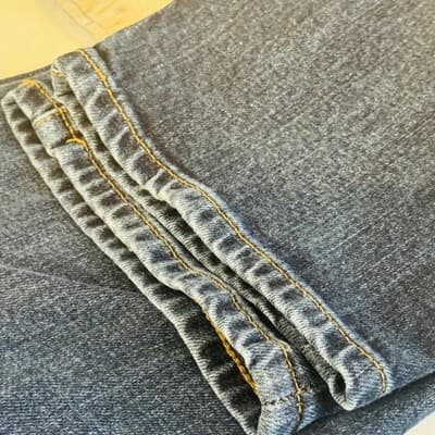 Lucky Brand 410 Jeans Mens 36x30 Blue Medium Wash Athletic Slim Stretch Denim - Thumbnail 11