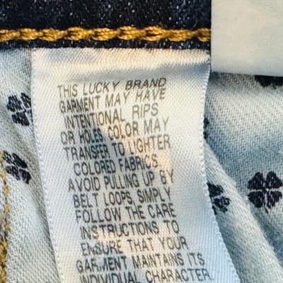 Lucky Brand 410 Jeans Mens 36x30 Blue Medium Wash Athletic Slim Stretch Denim - Thumbnail 7
