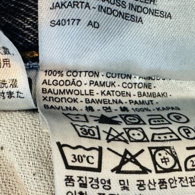 Levis 550 Jeans Mens 43x31 (44x32) Blue Medium Wash Relaxed Tapered Denim - Thumbnail 6