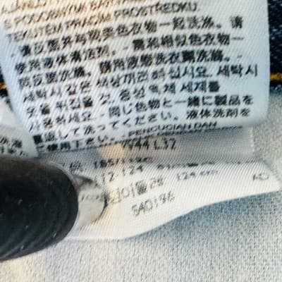 Levis 550 Jeans Mens 43x31 (44x32) Blue Medium Wash Relaxed Tapered Denim - Thumbnail 8