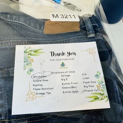 Lucky Brand 410 Jeans Mens 36x30 Blue Medium Wash Athletic Slim Stretch Denim - Thumbnail 12