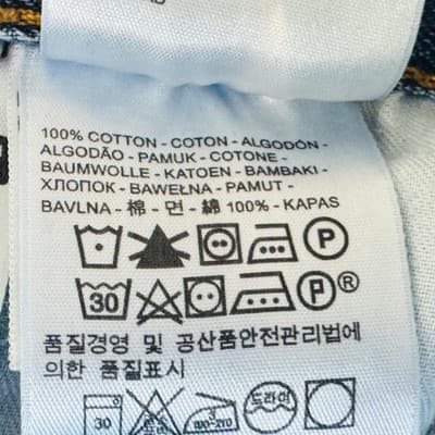 Levis 505 Jeans Mens 36x32 (36x34) Light Wash Blue Straight Frayed Denim - Thumbnail 5