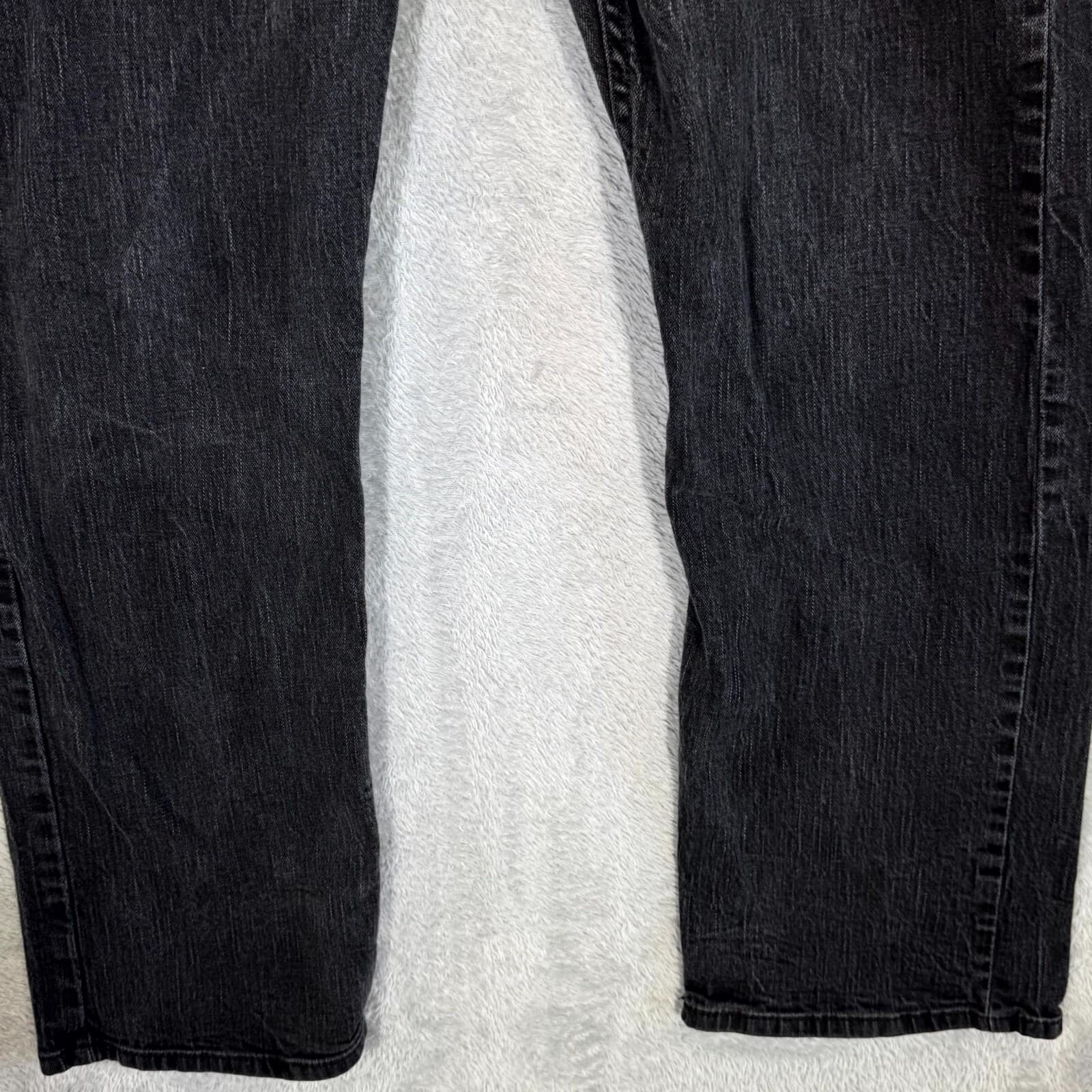 Levi’s 510 Men’s Jeans 33x30 Black Denim Stretch Mid-Rise Straight Leg - Thumbnail 5