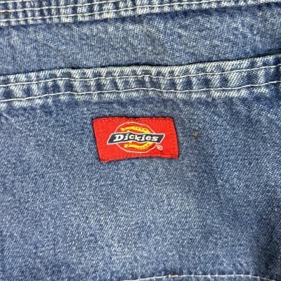 Dickies Carpenter Jeans Mens 32x32 Denim Workwear Utility Relaxed Fit Straight - Thumbnail 3