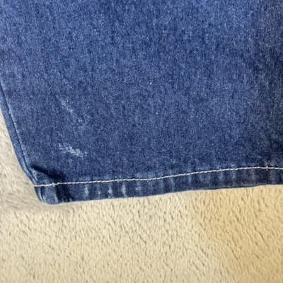 Dickies Jeans Mens 32x32 Blue Denim Straight Leg Work Utility Carpenter Pants - Thumbnail 3