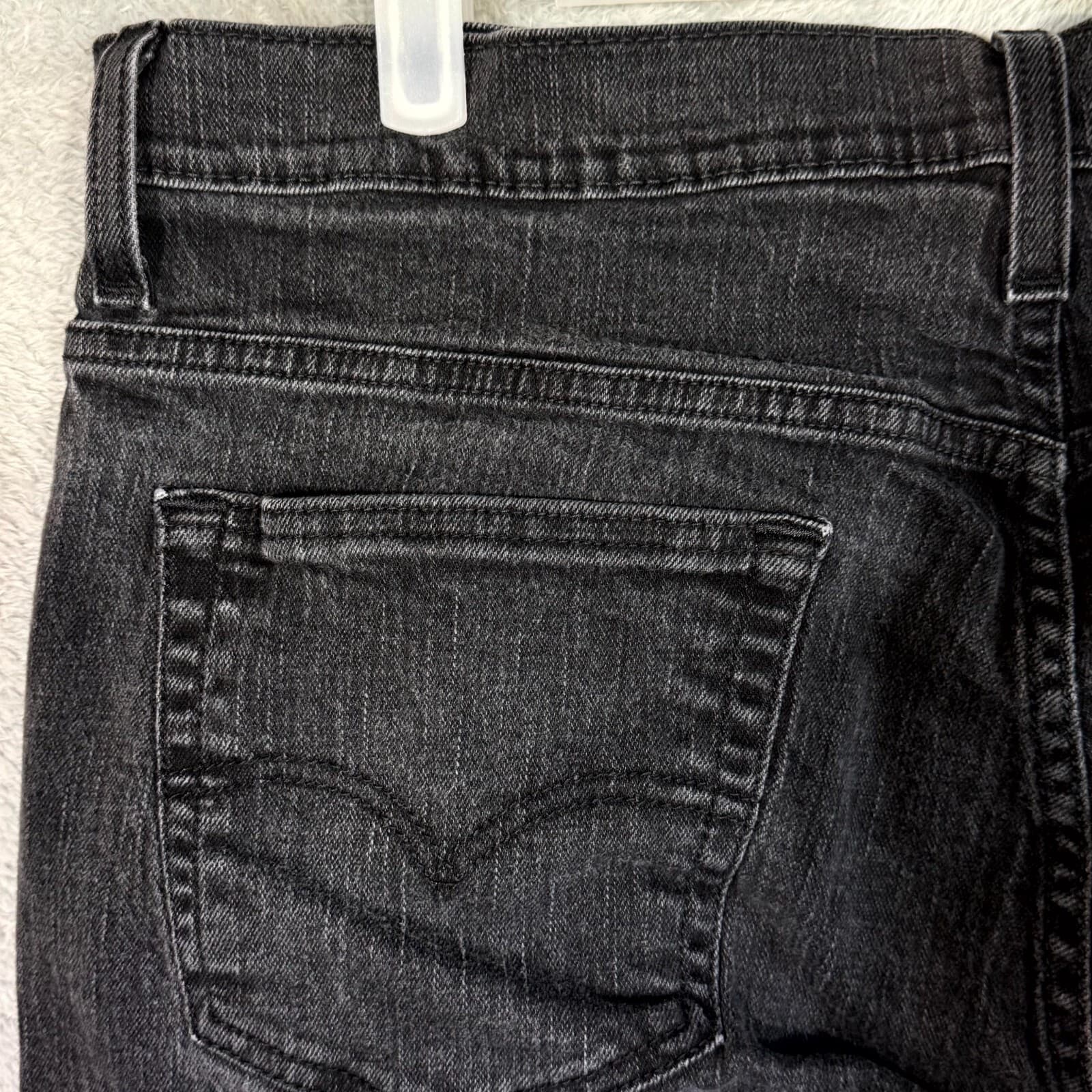Levi’s 510 Men’s Jeans 33x30 Black Denim Stretch Mid-Rise Straight Leg - Thumbnail 6