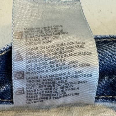 Dickies Jeans Mens 40x29 Blue Denim Straight Leg Workwear Carpenter Pants - Thumbnail 7