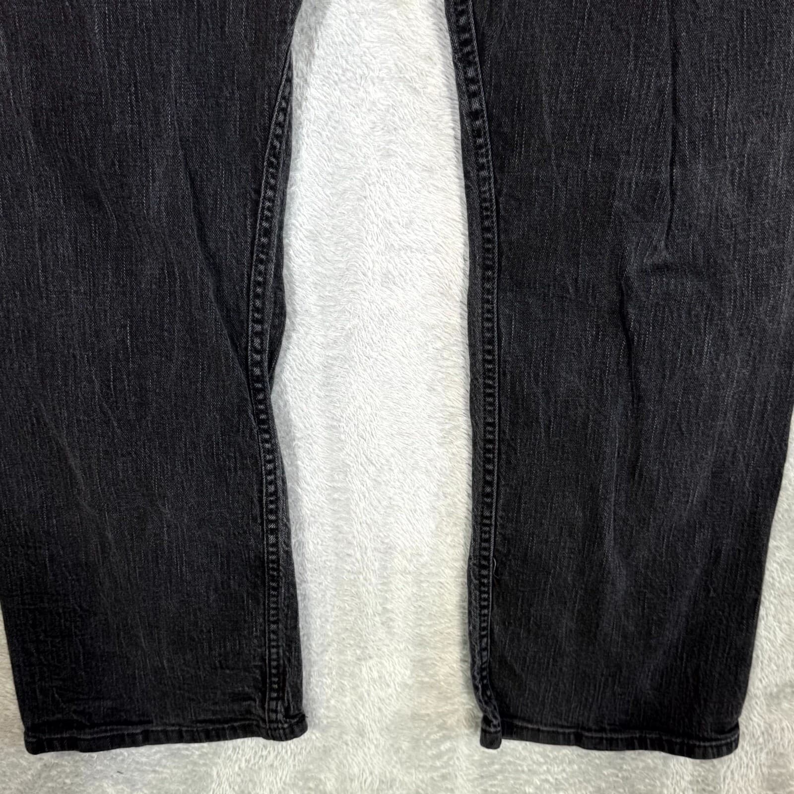 Levi’s 510 Men’s Jeans 33x30 Black Denim Stretch Mid-Rise Straight Leg - Thumbnail 8