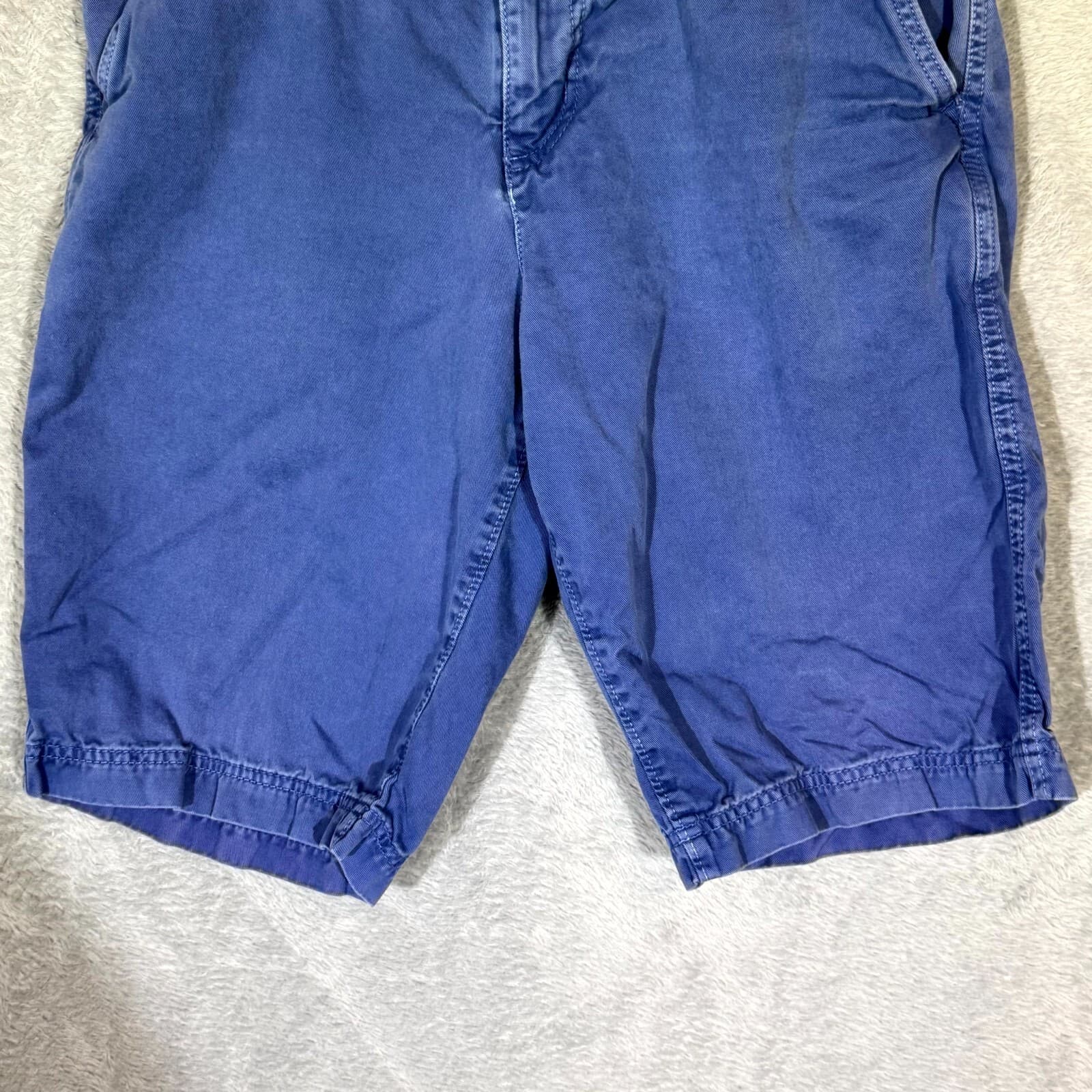 American Eagle Men’s Golf Shorts 30 Blue Cotton Longer Length Casual - Thumbnail 5