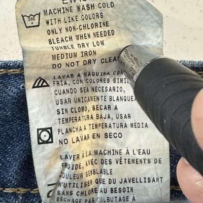 Dickies Jeans Mens 32x30 Blue Straight Fit Denim Workwear Cotton Mid Rise Good - Thumbnail 6