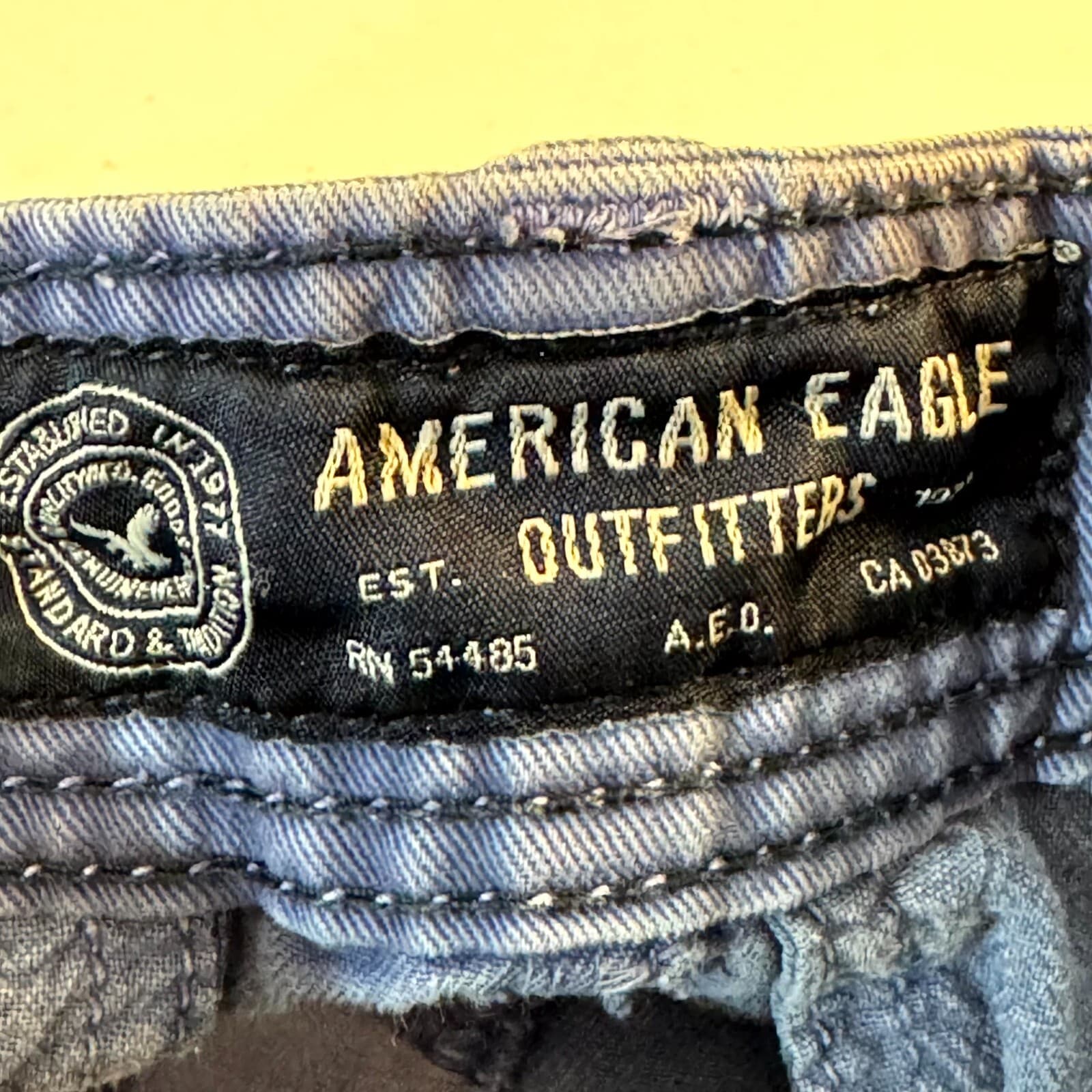 American Eagle Men’s Golf Shorts 30 Blue Cotton Longer Length Casual - Thumbnail 10