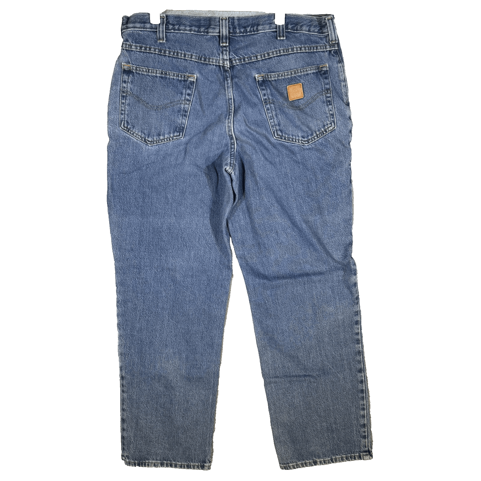 Vintage Carhartt Jeans Mens 36x32 Blue Denim Relaxed Fit Straight Leg 90s - Thumbnail 2