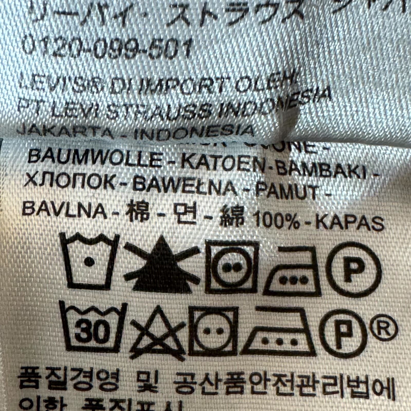 Levi’s 501 Men’s Jeans 38x30 Blue Denim Button Fly Mid-Rise Straight Leg - Thumbnail 13