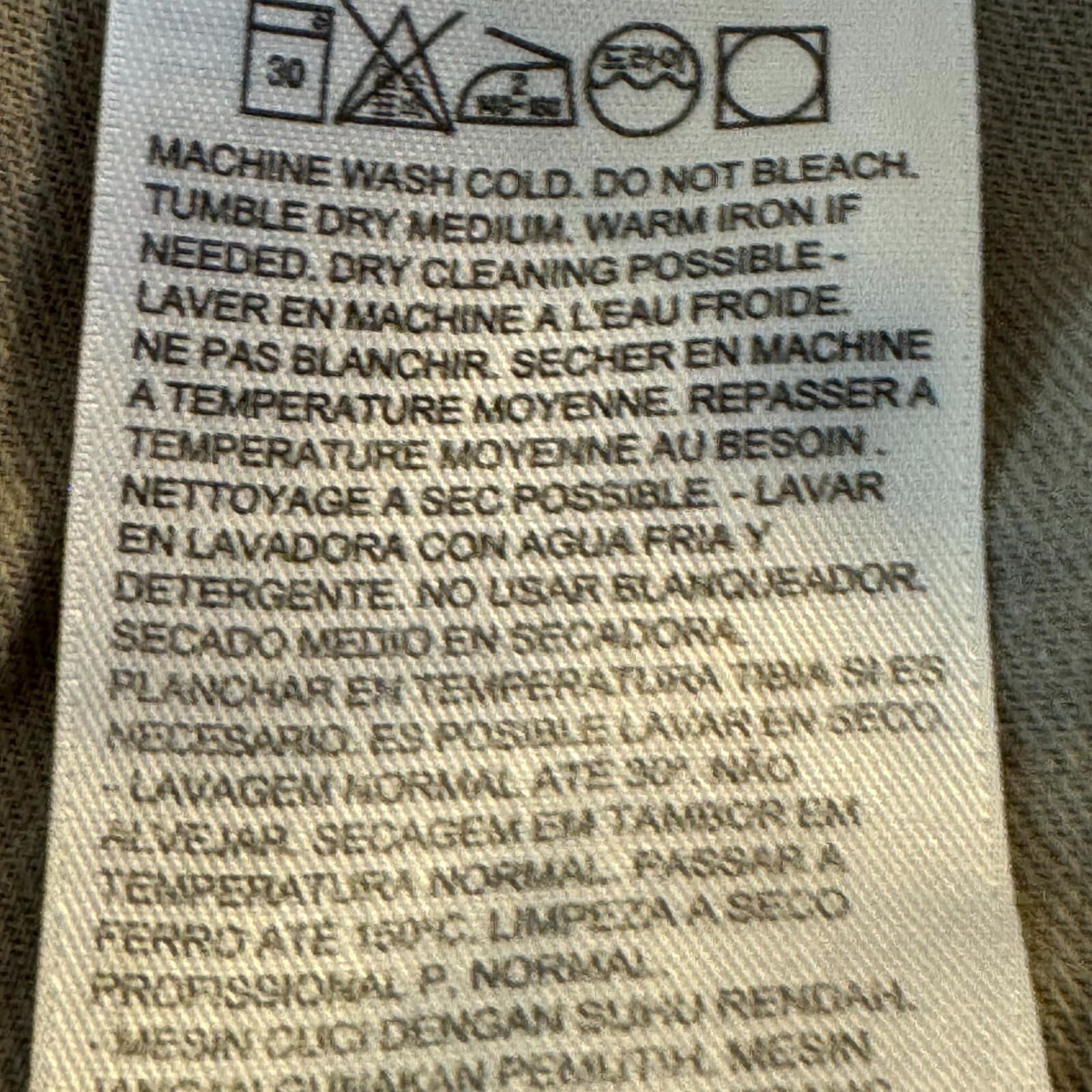 Levi's 505 Men's Jeans 40x34 Beige Regular Fit Straight Leg Frayed Hem - Thumbnail 10