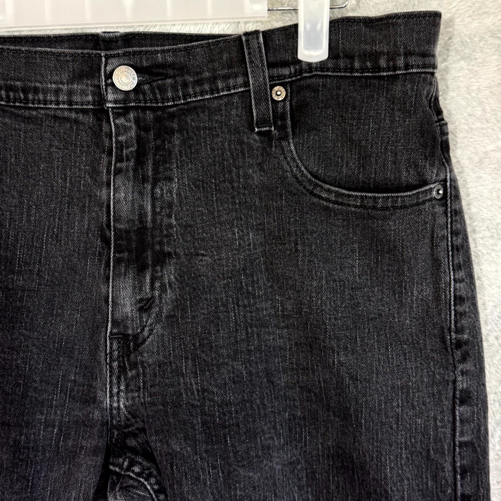 Levi’s 510 Men’s Jeans 33x30 Black Denim Stretch Mid-Rise Straight Leg - Thumbnail 4