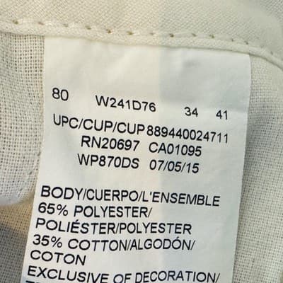 Dickies Pants Mens 30x32 Beige Regular Straight Khaki Workwear WP870DS Casual - Thumbnail 6