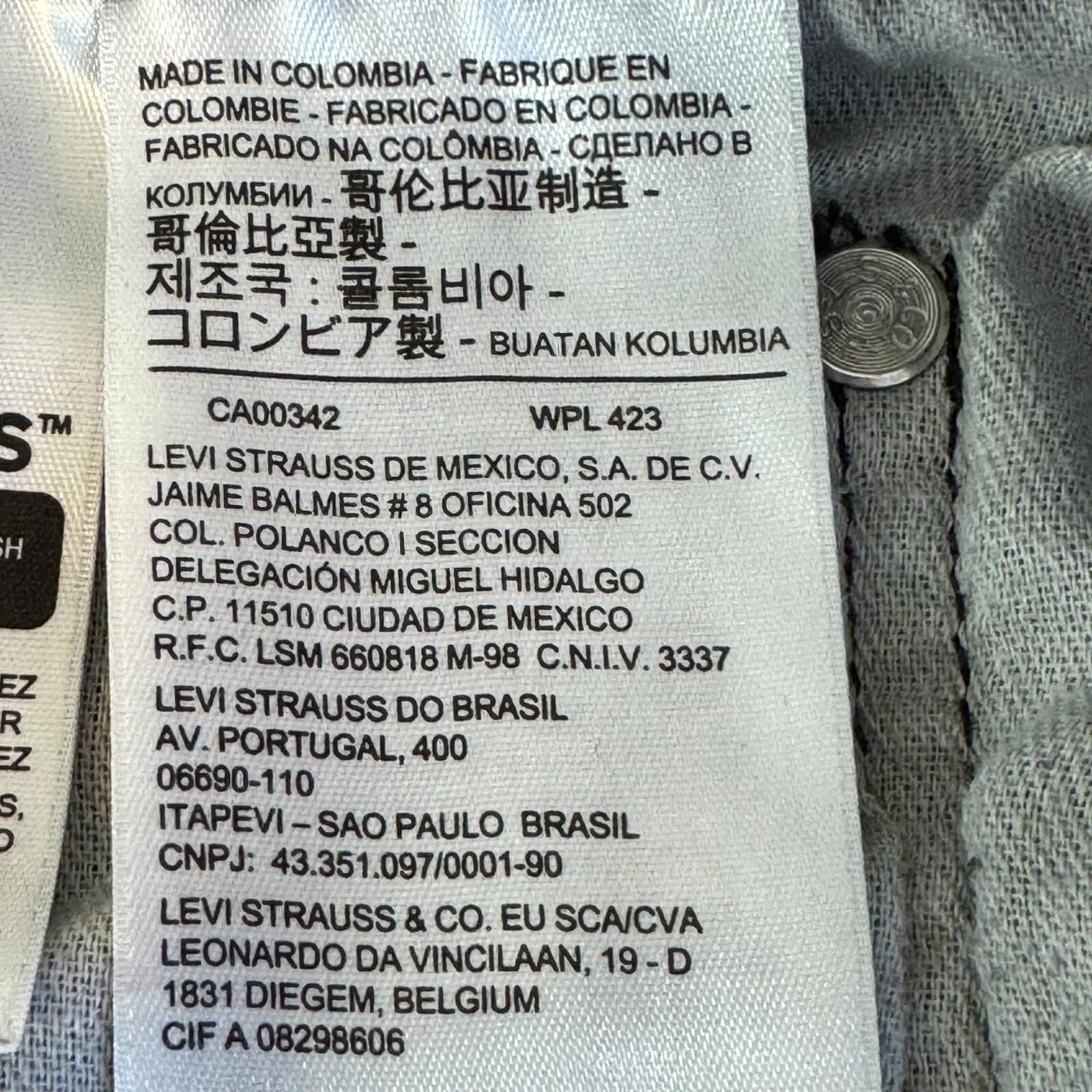 Levi’s 510 Men’s Jeans 33x30 Black Denim Stretch Mid-Rise Straight Leg - Thumbnail 12