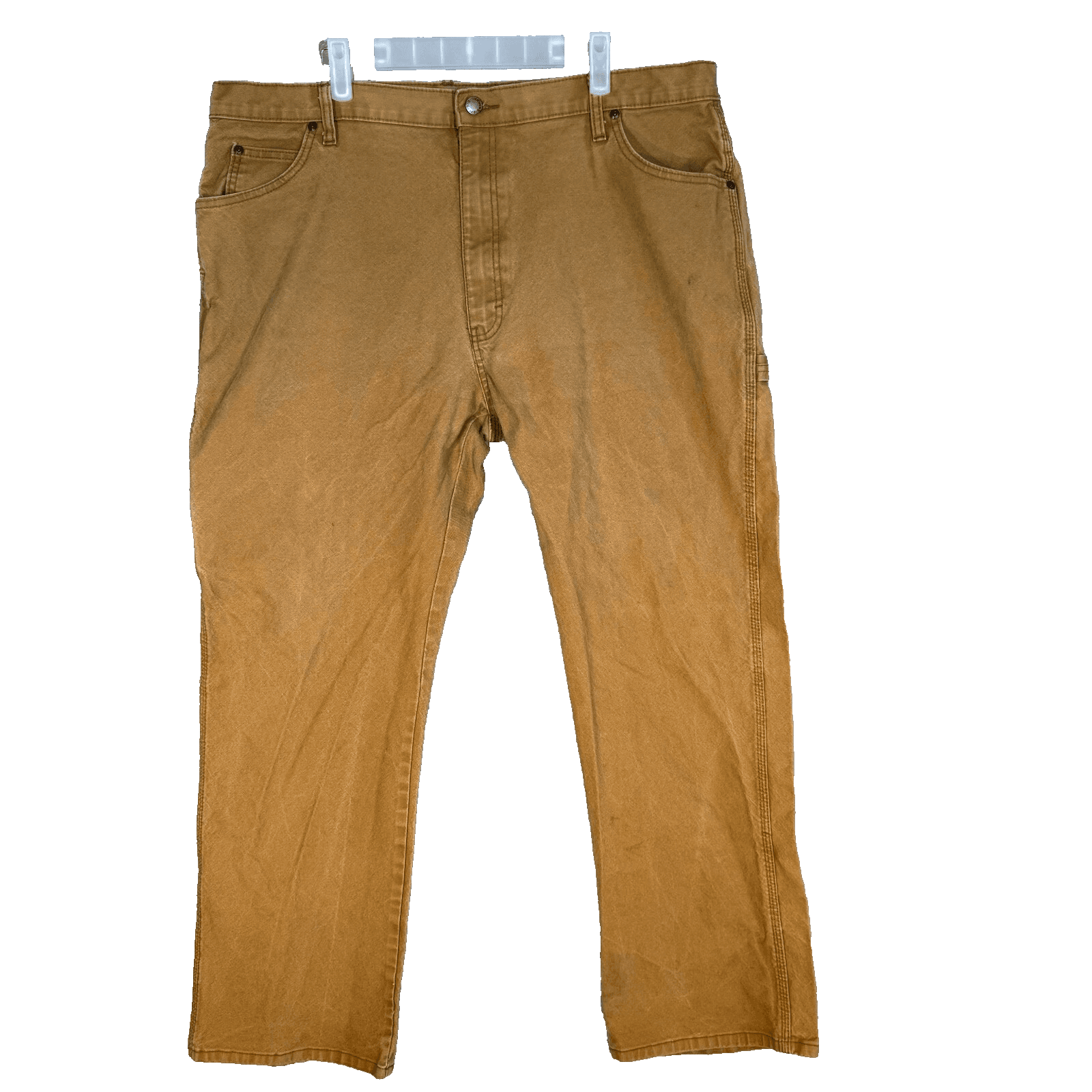 Dickies Utility Jeans Men 40x32 Brown Stretch Straight Workwear Durable - Image 1