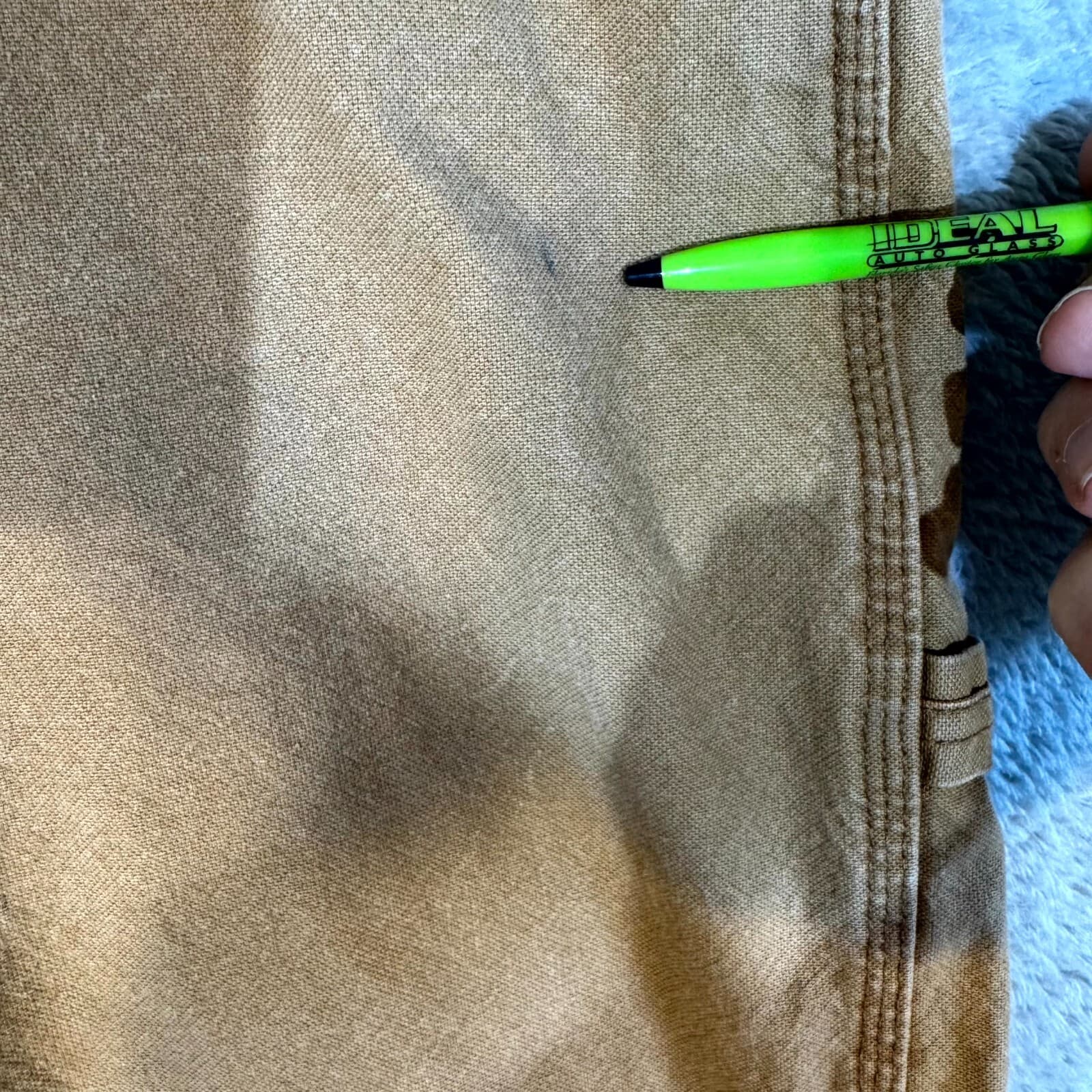 Dickies Utility Jeans Men 40x32 Brown Stretch Straight Workwear Durable - Thumbnail 3