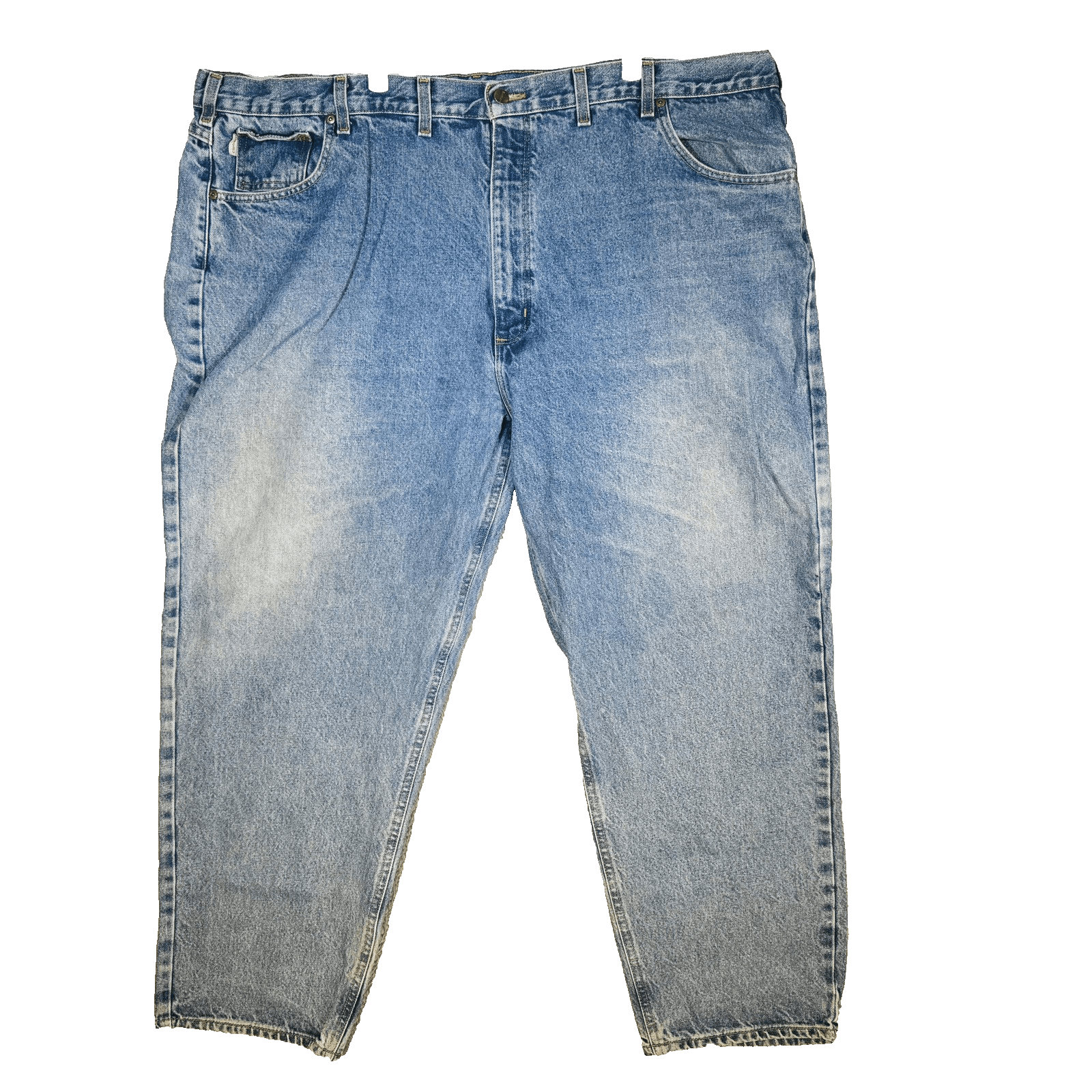 Vintage Carhartt B17 DST Jeans Mens 48x30 (50x30) Blue Relaxed Tapered Denim - Image 1