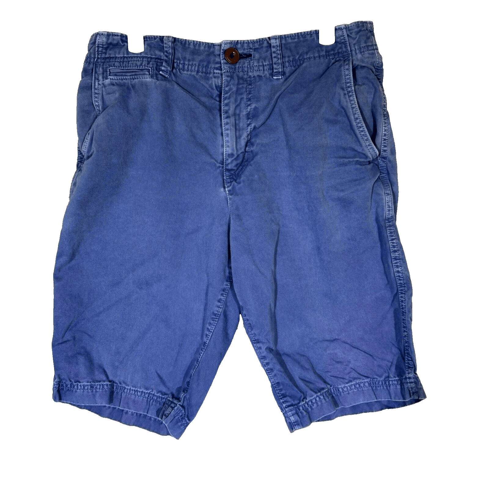 American Eagle Men’s Golf Shorts 30 Blue Cotton Longer Length Casual - Image 1