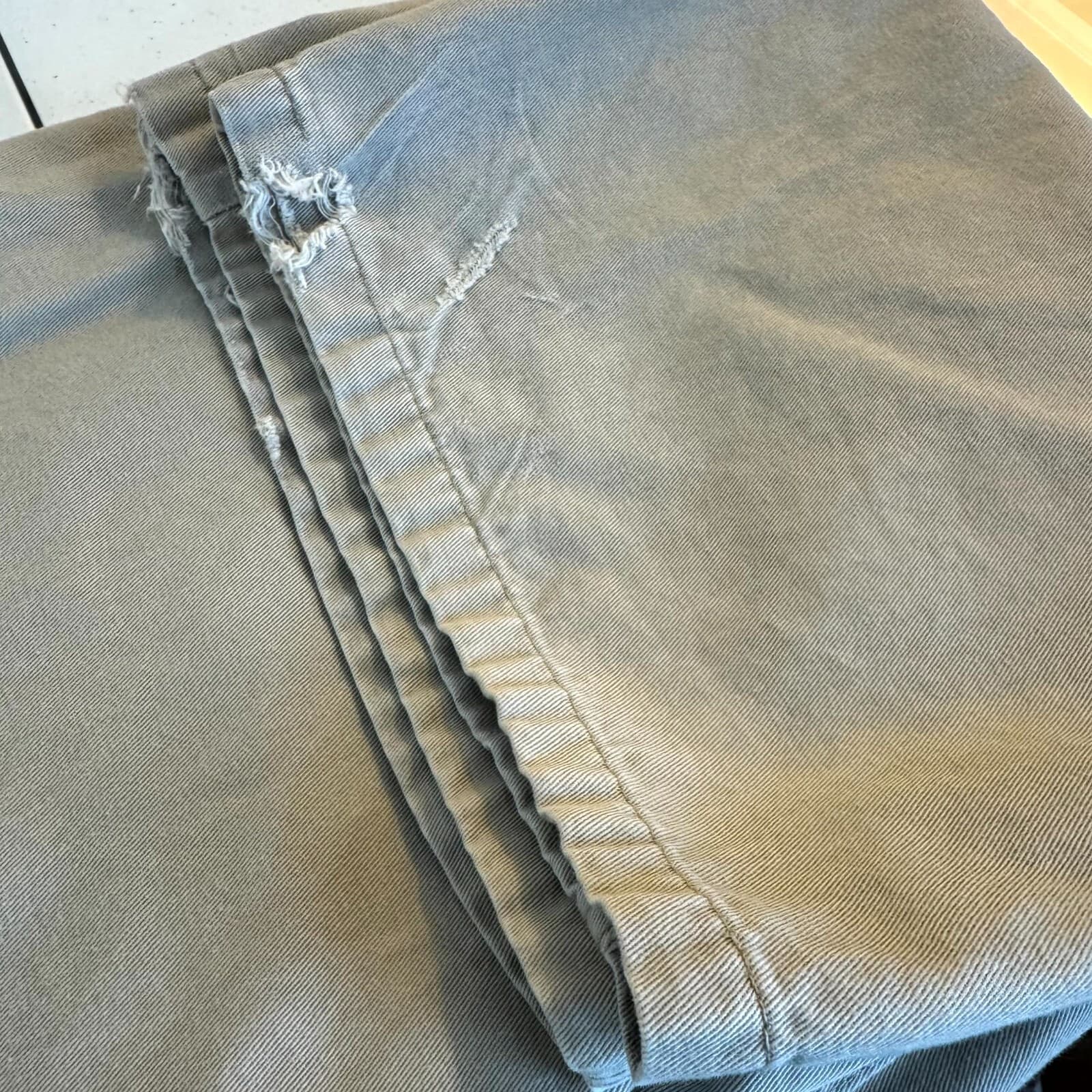 Dickies Cargo Pants Mens 36x34 Beige Cotton Loose Fit Work Utility - Thumbnail 3