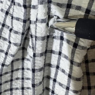 Ralph Lauren Shirt Mens XL White Black Check Blaire Button Down Long Sleeve Pony - Thumbnail 12