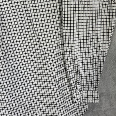 Ralph Lauren Shirt Mens XL White Black Check Blaire Button Down Long Sleeve Pony - Thumbnail 10