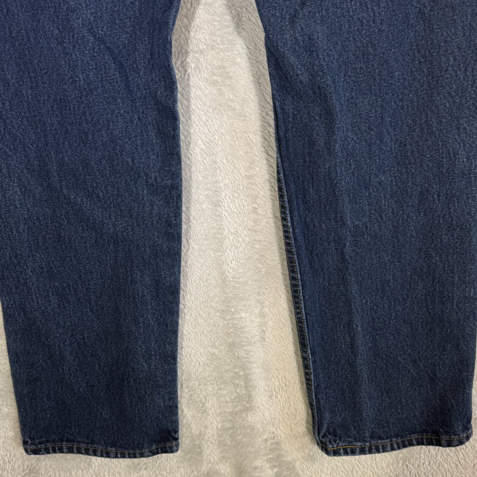 Levis 505 Jeans Men 36x29 Regular Fit Mid Rise Straight Leg Blue Denim Classic - Thumbnail 8