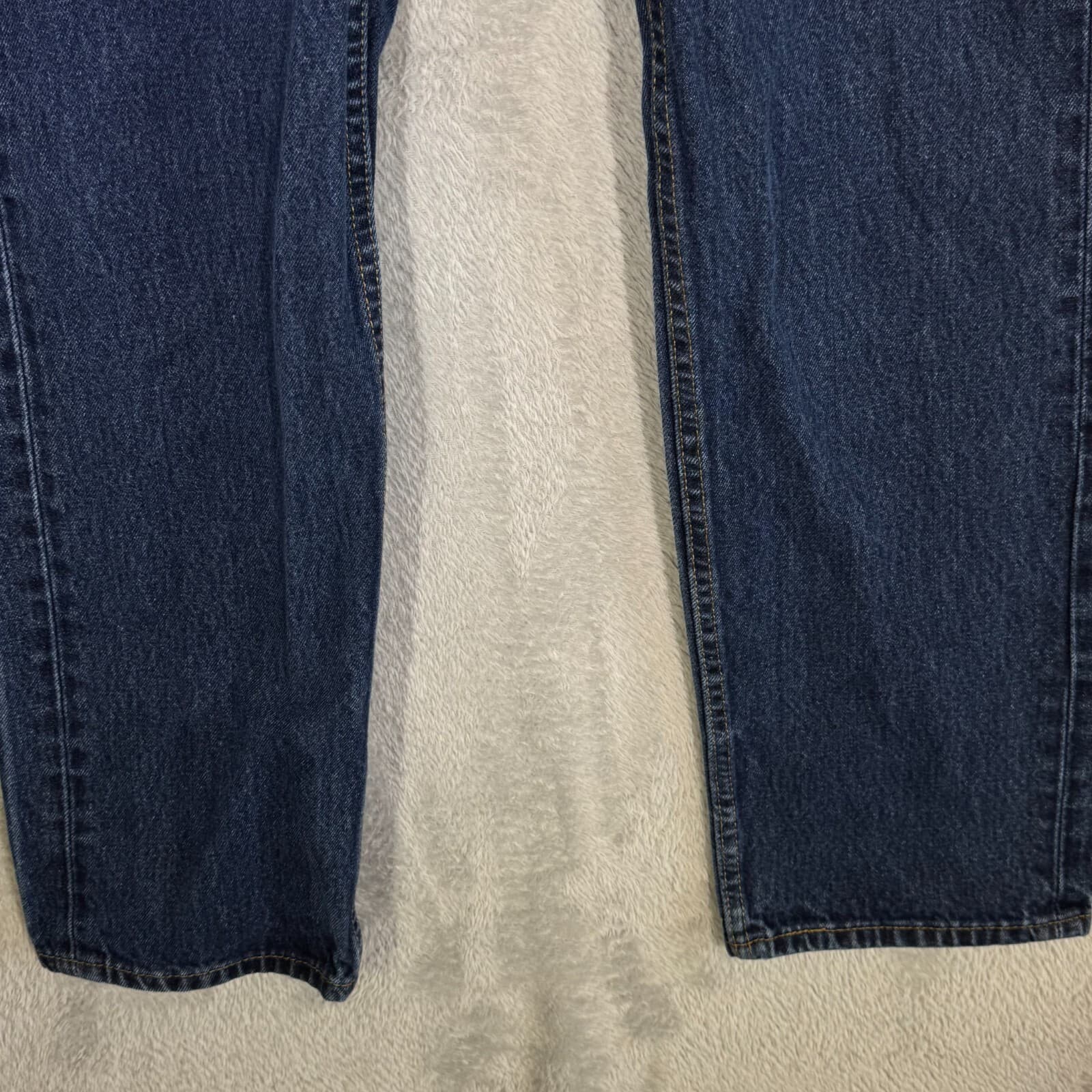 Levis 505 Jeans Men 36x29 Regular Fit Mid Rise Straight Leg Blue Denim Classic - Thumbnail 5