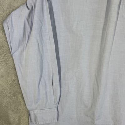 Ralph Lauren Shirt Mens 17 34/35 Blue Yarmouth Classic Fit Oxford Button Down - Thumbnail 9